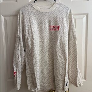 Marvel White Long Sleeve Shirt